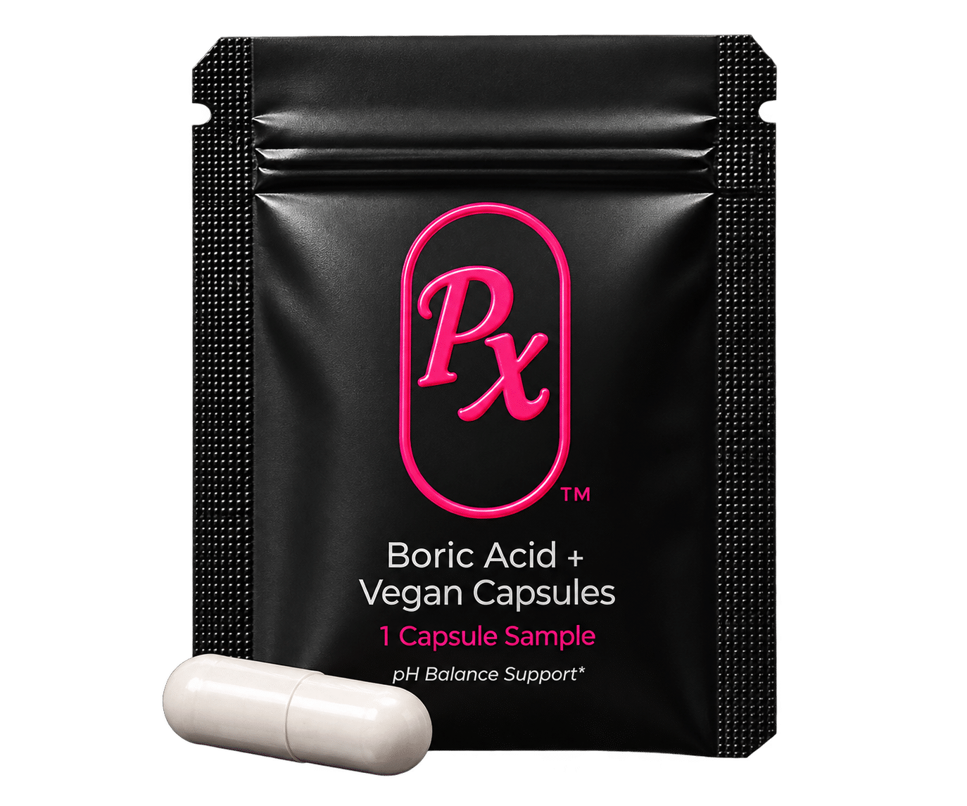 PX Pill single-capsule sample sachet